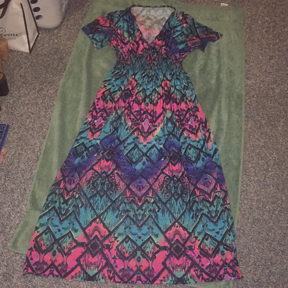 Multicoloured maxi dress